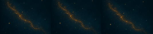 Starry night sky with a prominent nebula in space