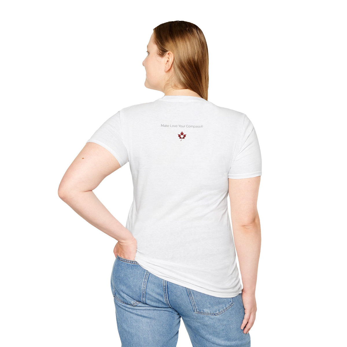 Love and Hope Quote Graphic Women's V-Neck Tee