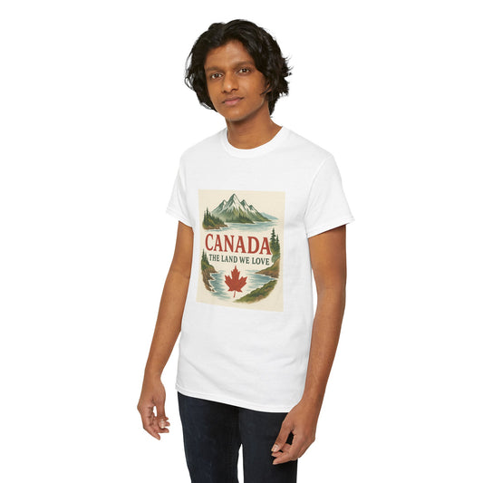Canada Coast to Coast Double-Sided Graphic Unisex Tee