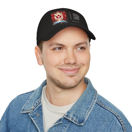 Make Love Your Compass | Heart of Canada Baseball Cap - Black