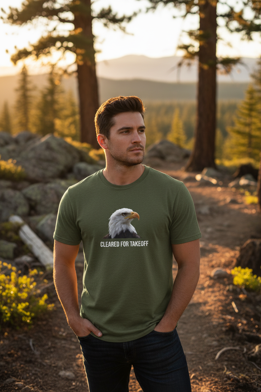 Make Love Your Compass | Eagle Cleared For Takeoff Tee