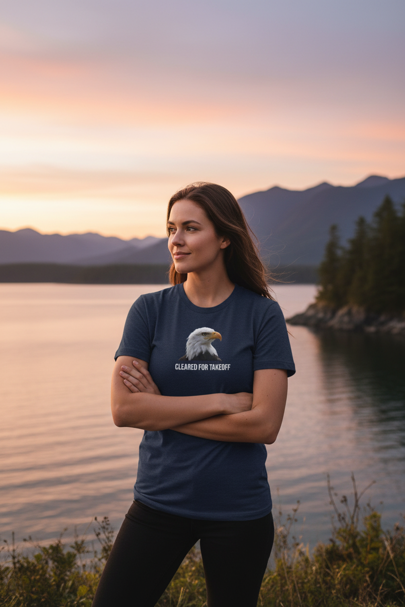 Make Love Your Compass | Eagle Cleared For Takeoff Tee