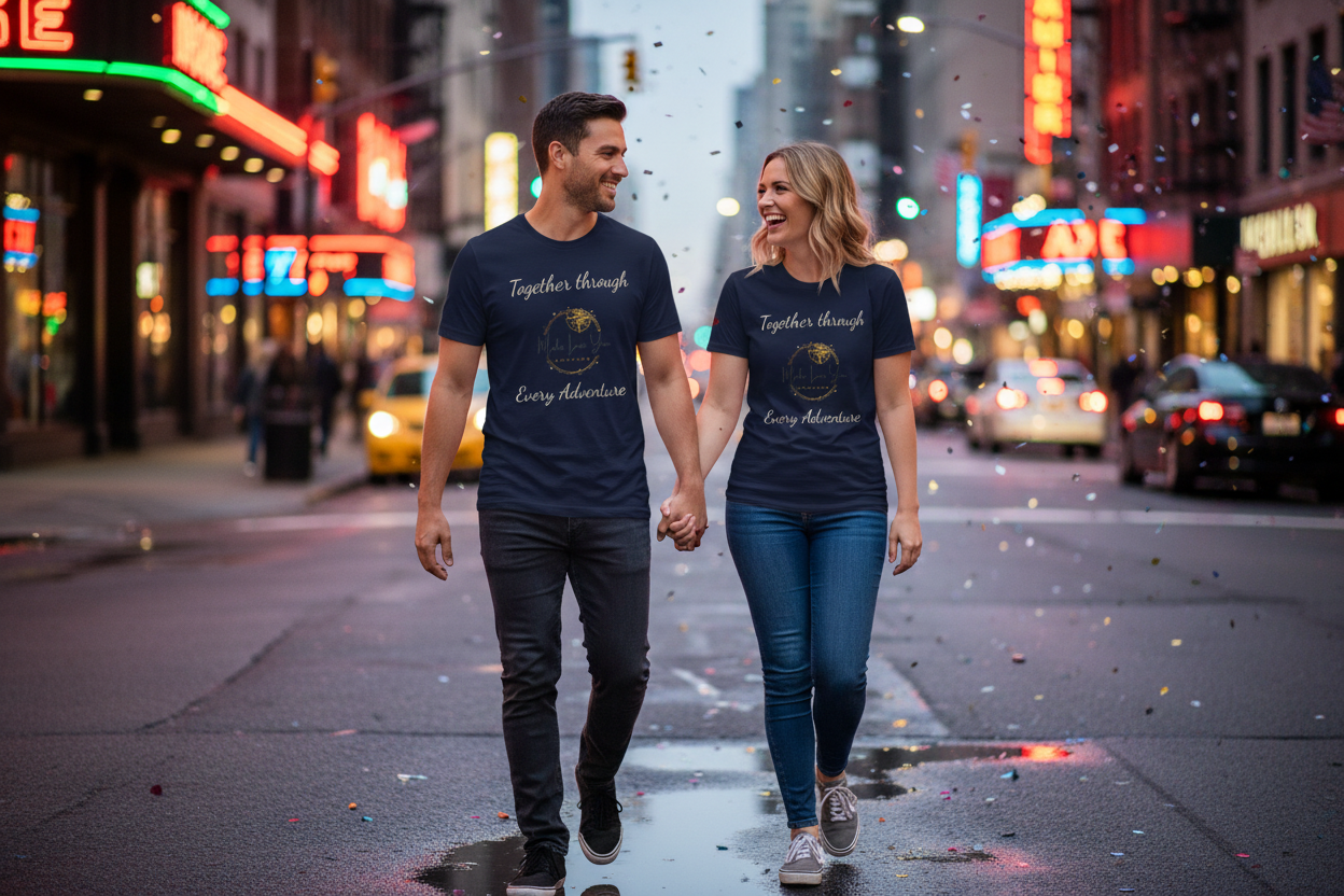 Make Love Your Compass | Graphic Tee - Together Through Every Adventure - Unisex