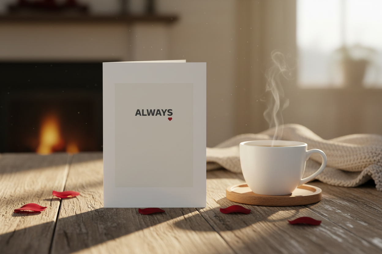 Always Card - Romantic Coffee Table Setting