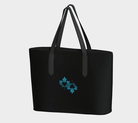 Luxe Compass Teal Tote - Teal Edition