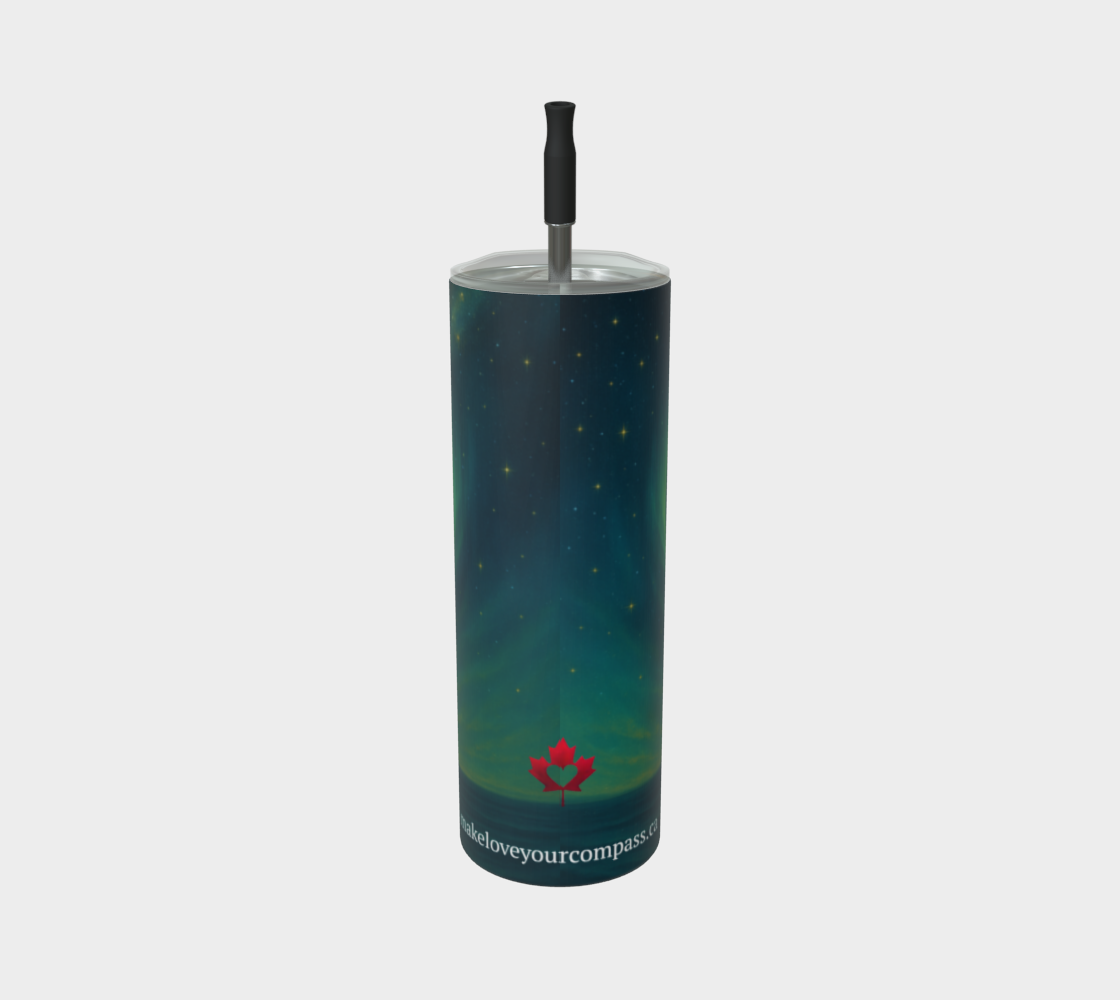 Aurora Luxe Tumbler – Make Love Your Compass™ Luxe Collection