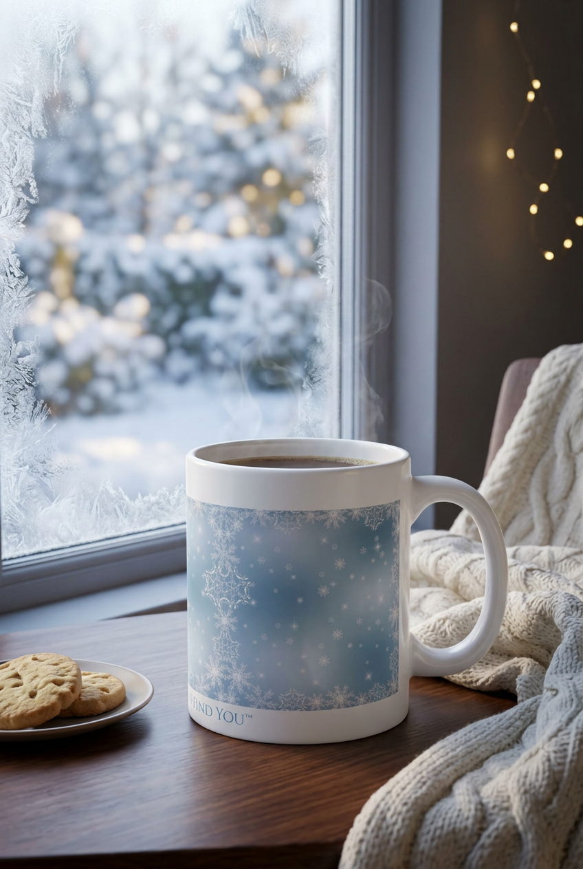 Winter Snowflake Ceramic Mug