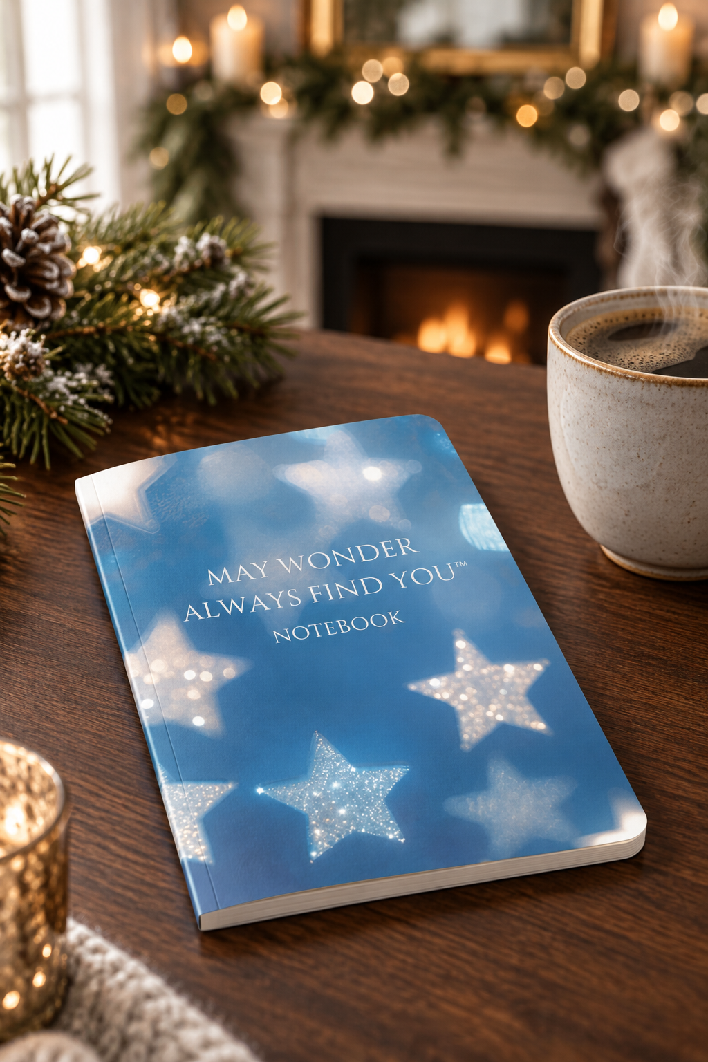 May Wonder Always Find You Winter Wonderglow Premium Notebook