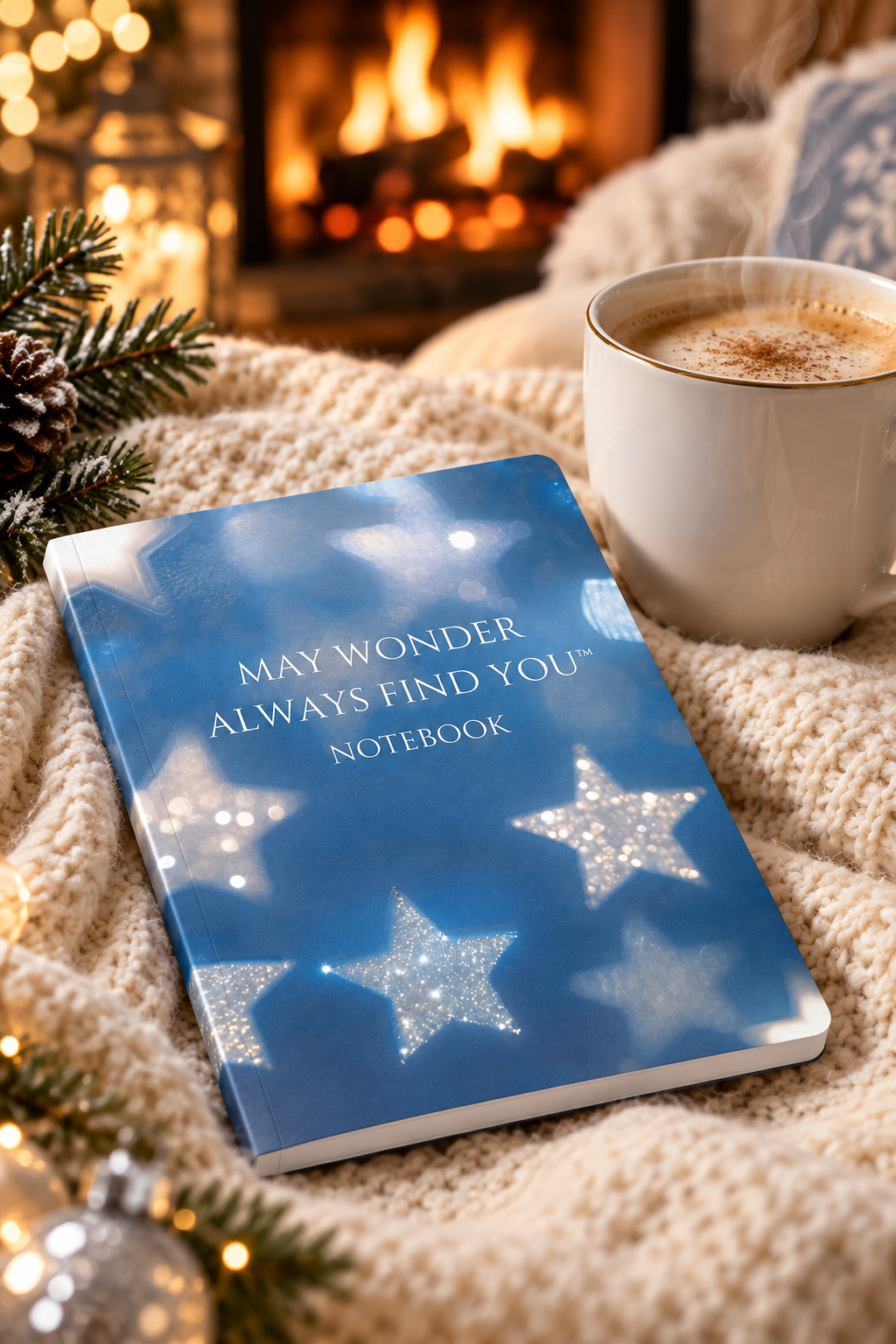 May Wonder Always Find You Winter Wonderglow Premium Notebook