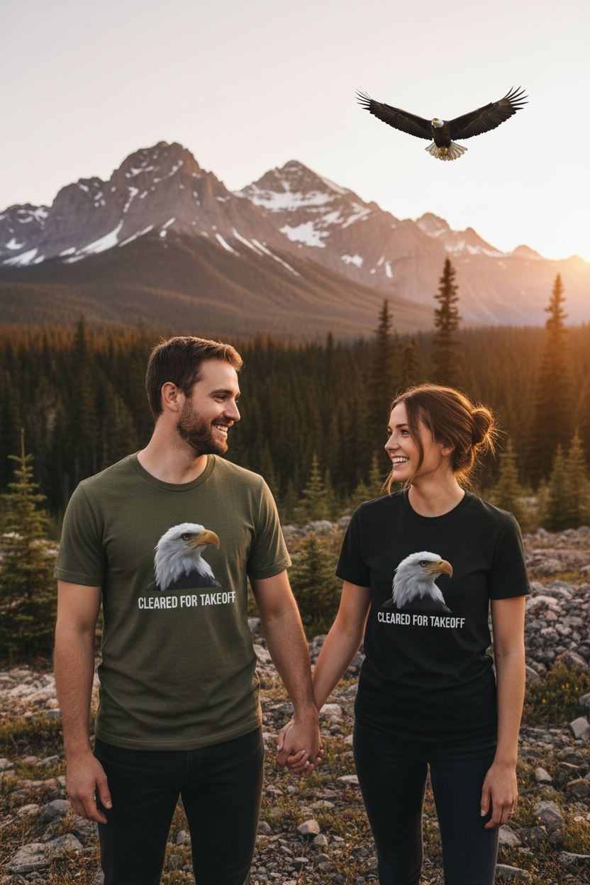 Make Love Your Compass | Eagle Cleared For Takeoff Tee