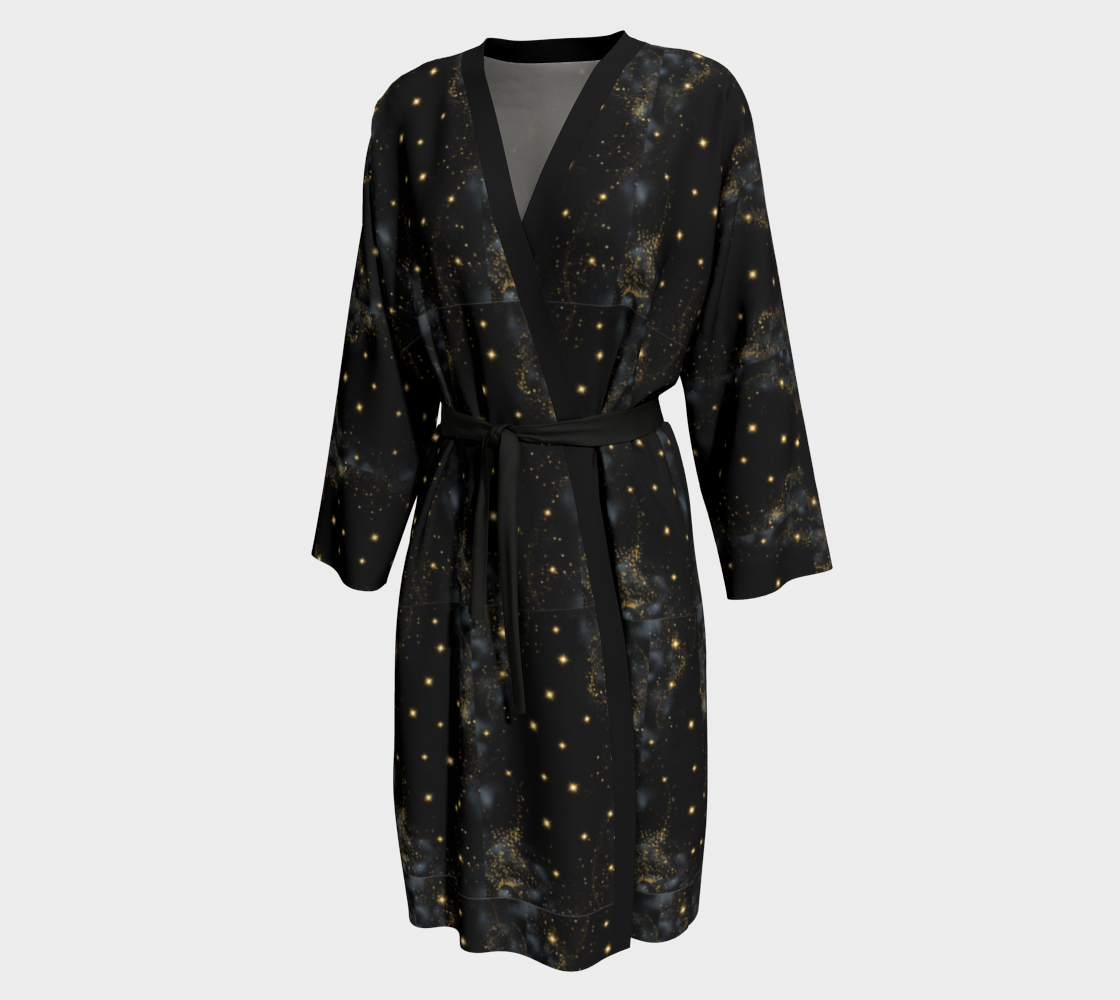 Constellation Peignoir | Luxe Celestial Robe | Make Love Your Compass