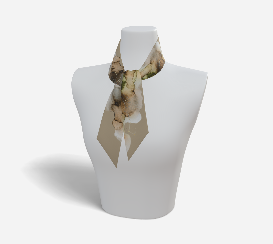 Savouring Wonder Silk Constellation Twilly Scarf