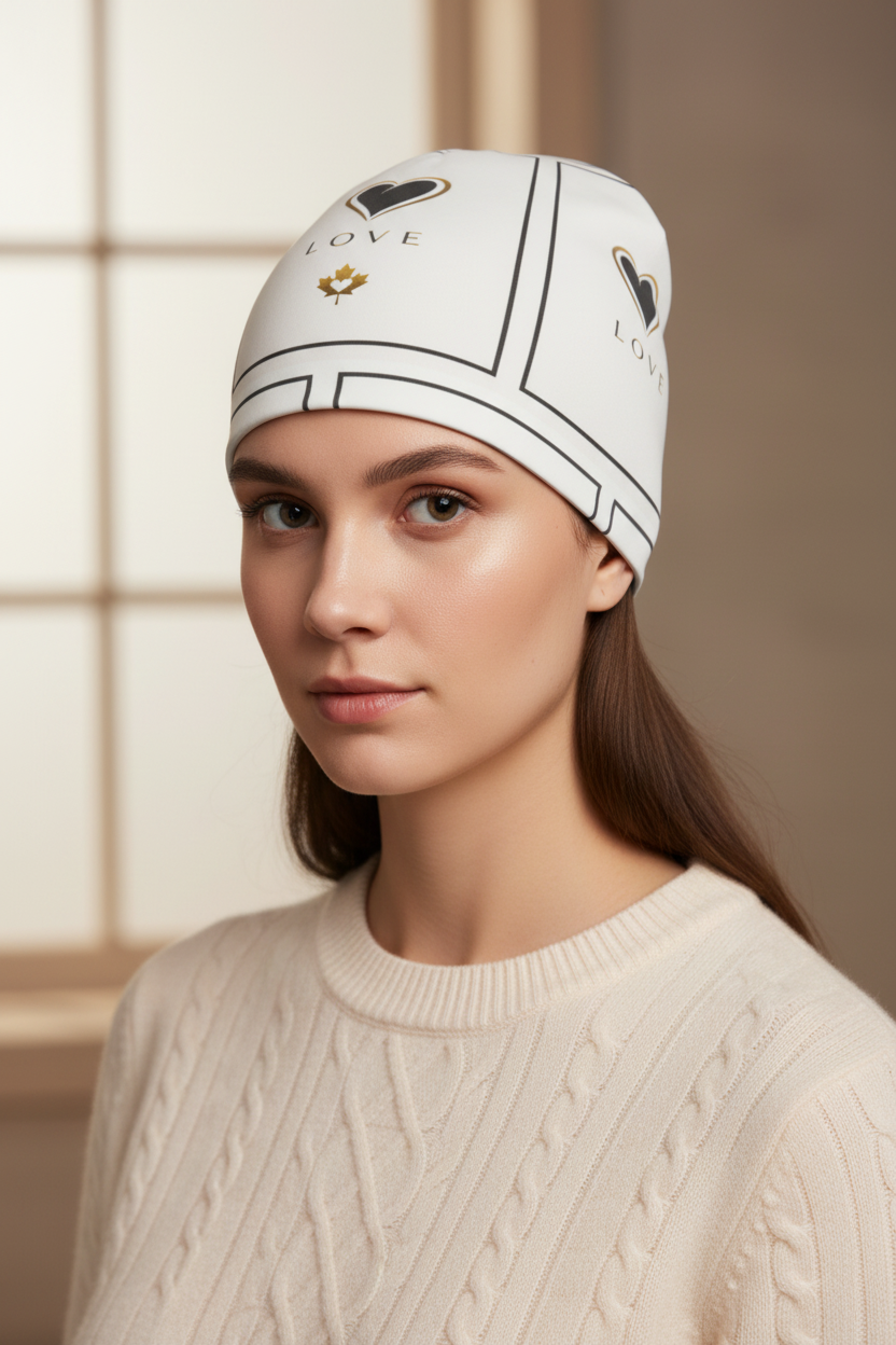 Elegant Beanie Portrait