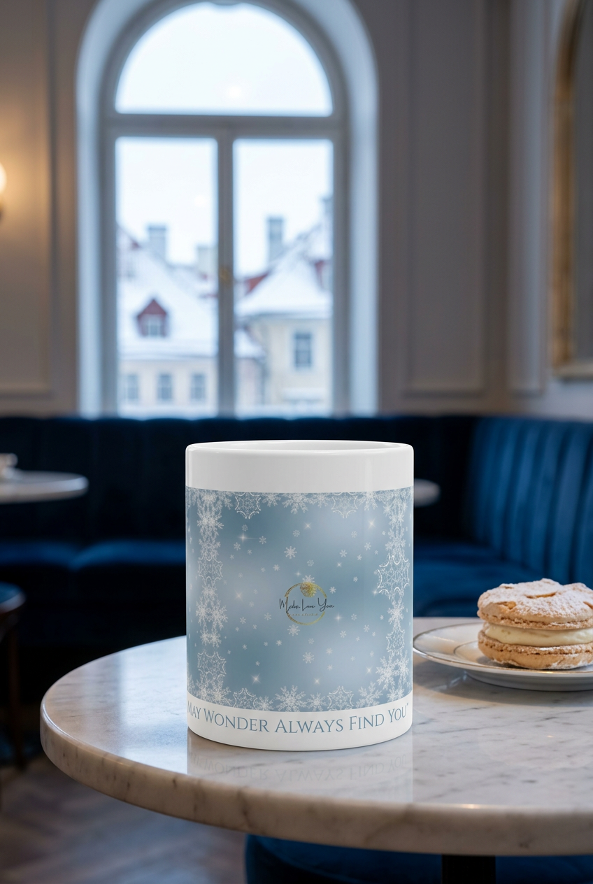 Winter Snowflake Ceramic Mug