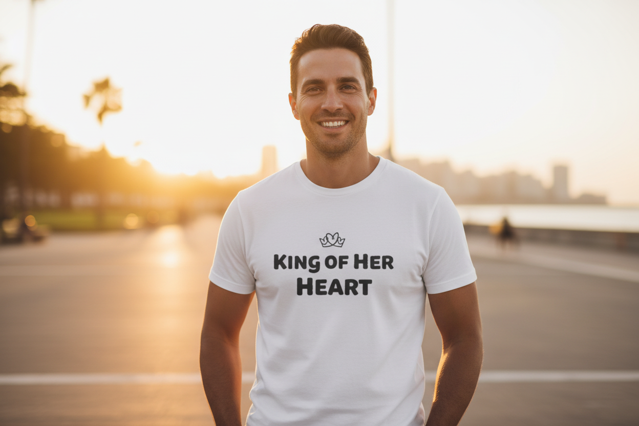 King of Her Heart Tee - Man Outdoors