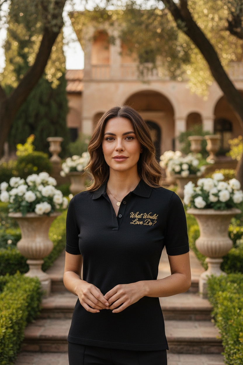 Outdoor lifestyle polo mockup