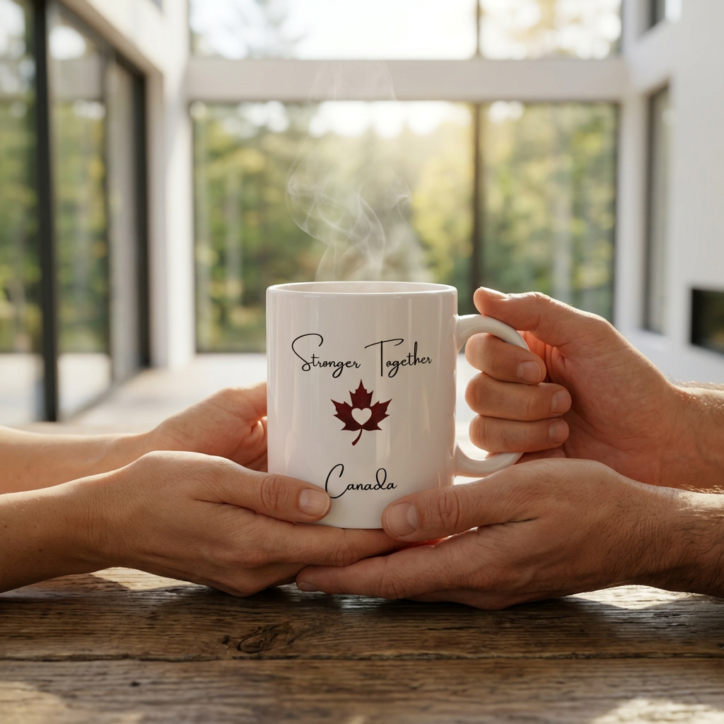Stronger Together Graphic Ceramic Mug
